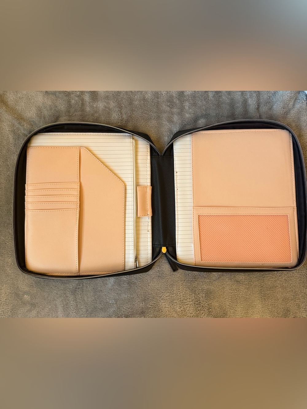 NWOT THE HAPPY PLANNER BLACK AND BLUSH CLASSIC PLANNER ZIP FOLIO - Picture 8 of 11